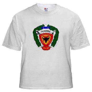 3B4M - A01 - 04 - 3rd Battalion 4th Marines - White T-Shirt